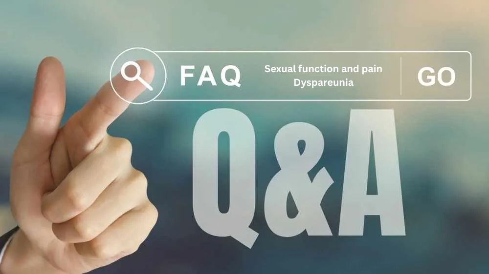 Sexual function and pain Dyspareunia updated