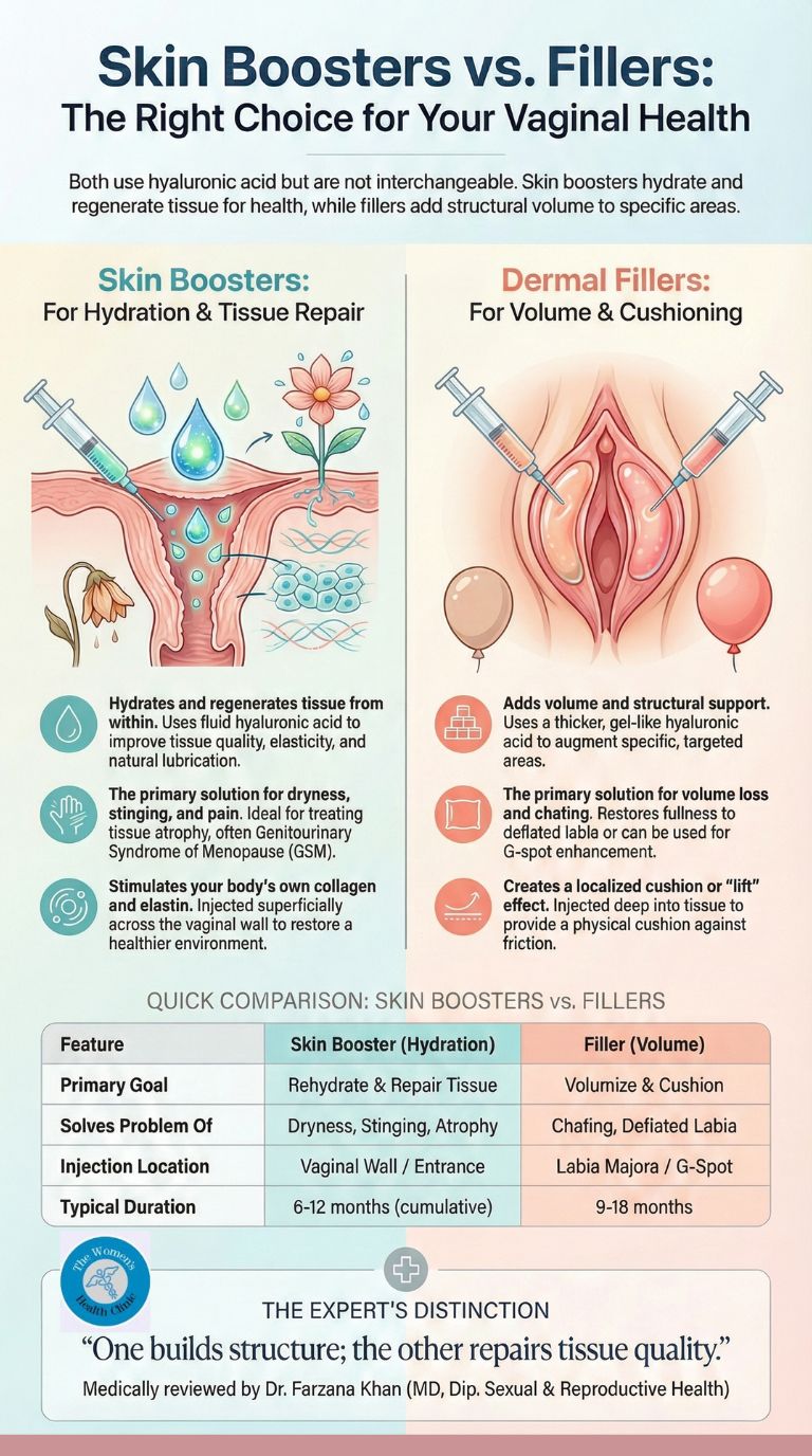Are vulvo-vaginal skin boosters different from fillers for sexual comfort infographics Are vulvo-vaginal skin boosters different from fillers for sexual comfort