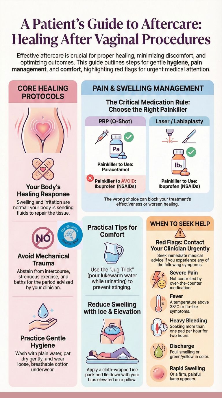 Best aftercare to reduce irritation or swelling following procedures