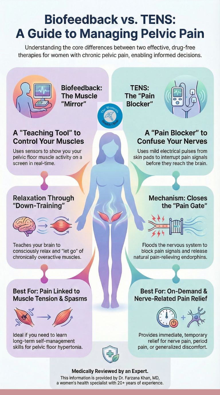 Biofeedback or TENS—do they help pelvic pain infographics Biofeedback or TENS—do they help pelvic pain
