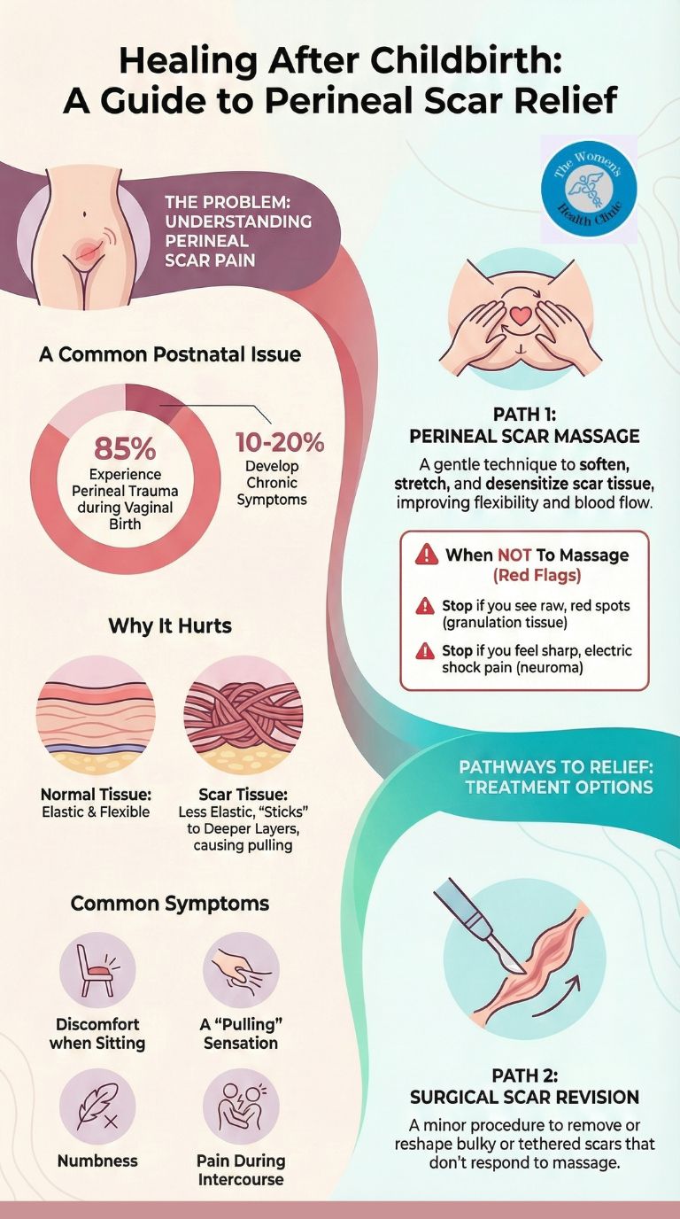 Can perineal scar massage or revision help comfort? - The Womens Health  Clinic