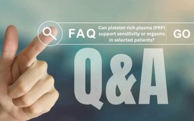 Can platelet-rich plasma (PRP) support sensitivity or orgasms in selected patients?