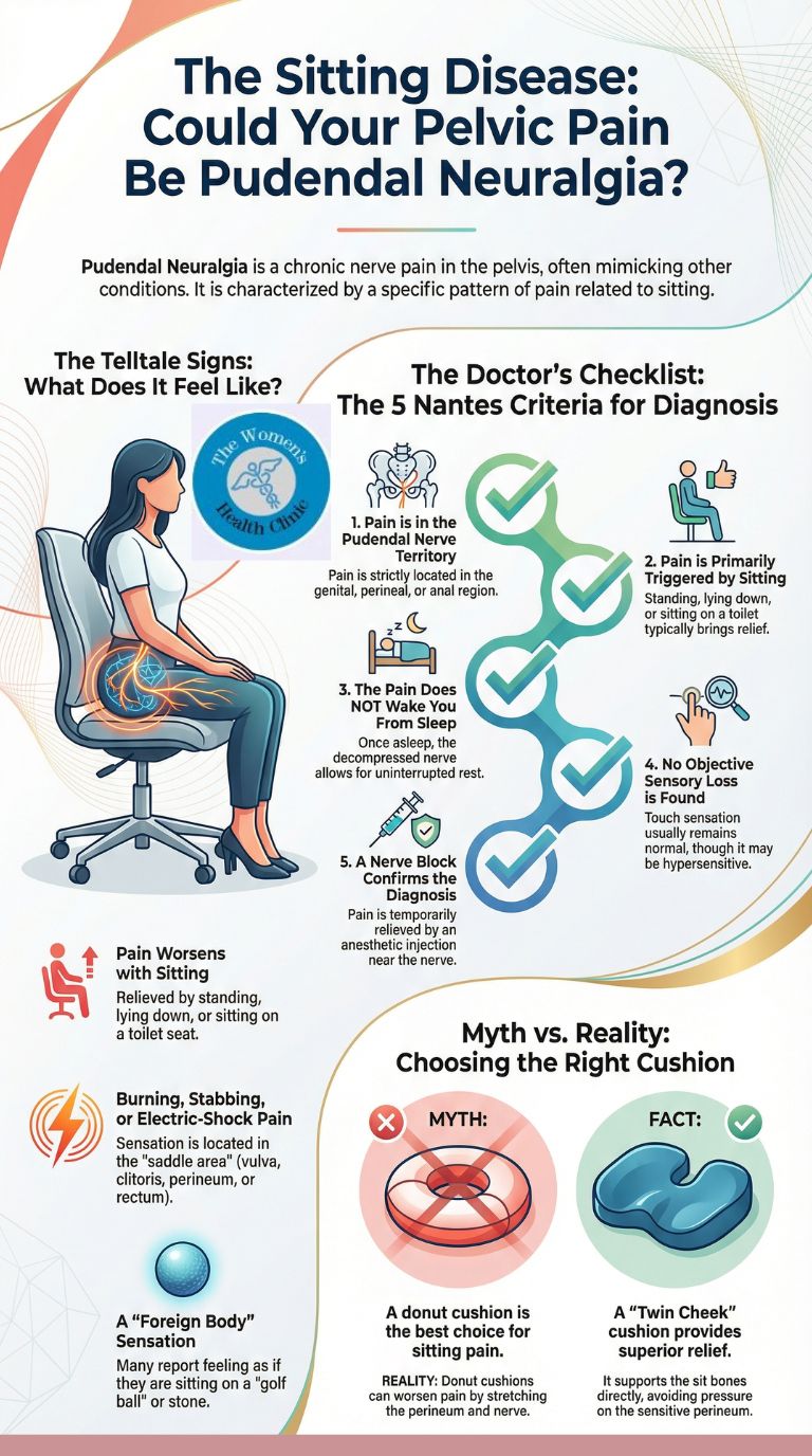 Pudendal neuralgia or nerve pain—what are the clues infographics Pudendal neuralgia or nerve pain—what are the clues?