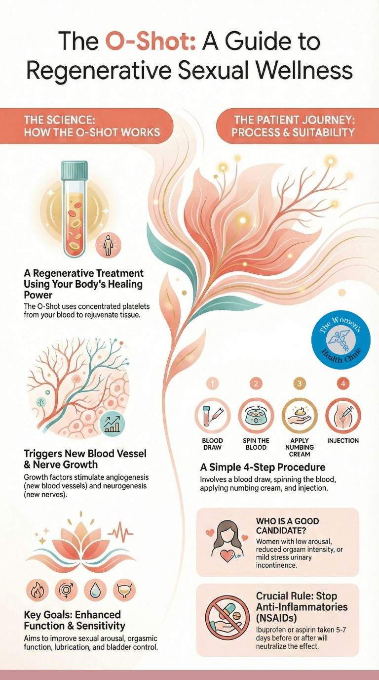 What is the “O-shot” (PRP for sexual function) in clinical terms