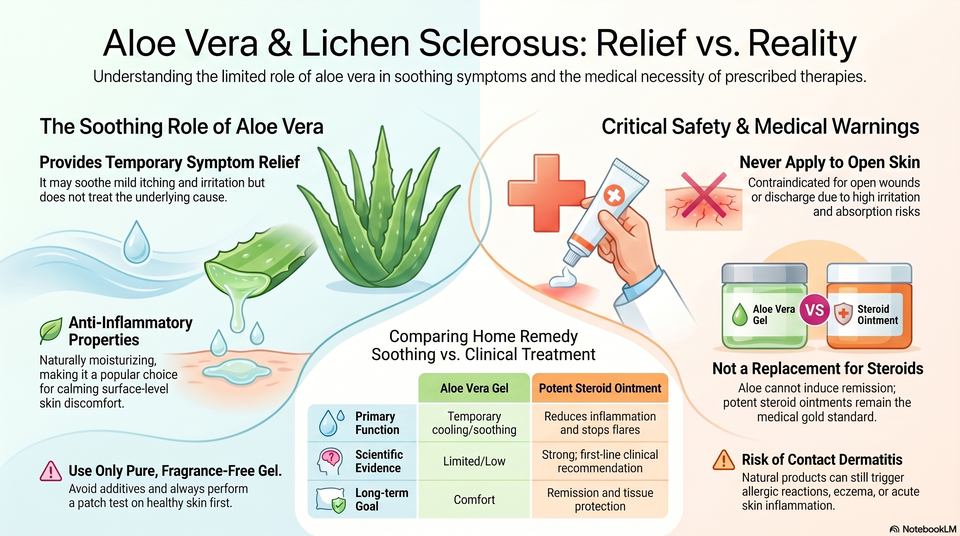 Does aloe vera gel soothe lichen sclerosus? - The Womens Health Clinic