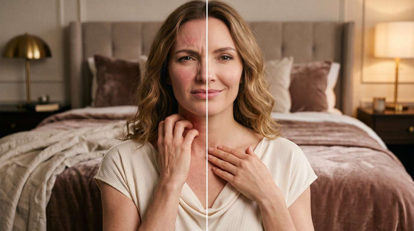 woman beofre and after womens health clinic treatment