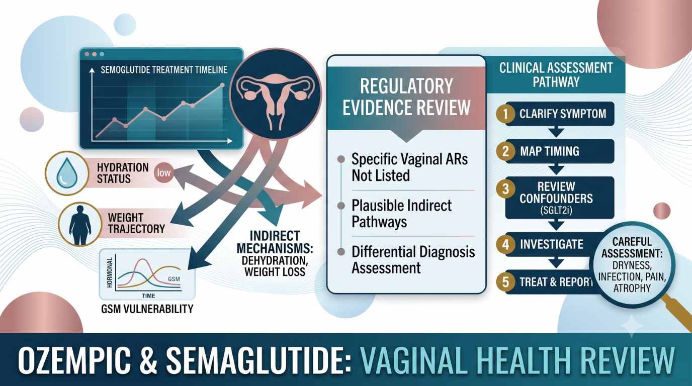 Healthcare professional reviewing evidence about semaglutide and women’s health